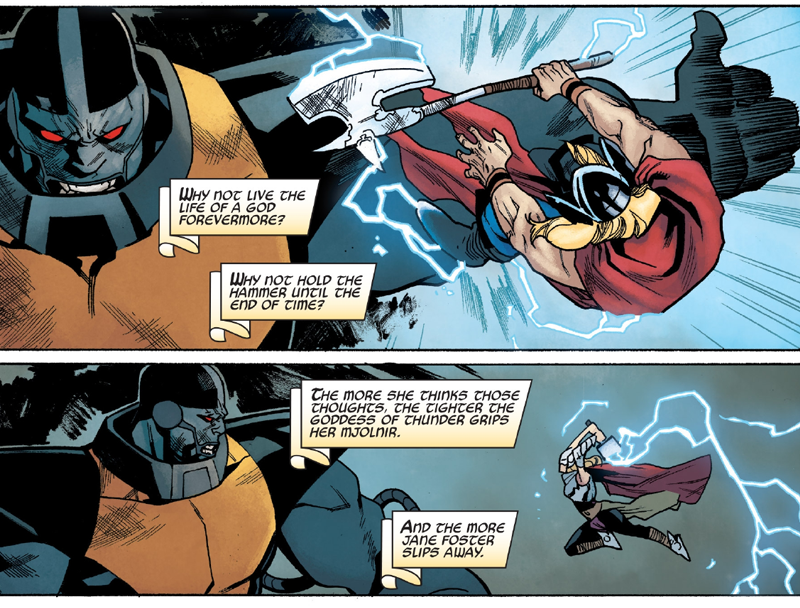 Illustration for article titled Putting Two Thors Together Shows the Human Side of the Gods of Thunder